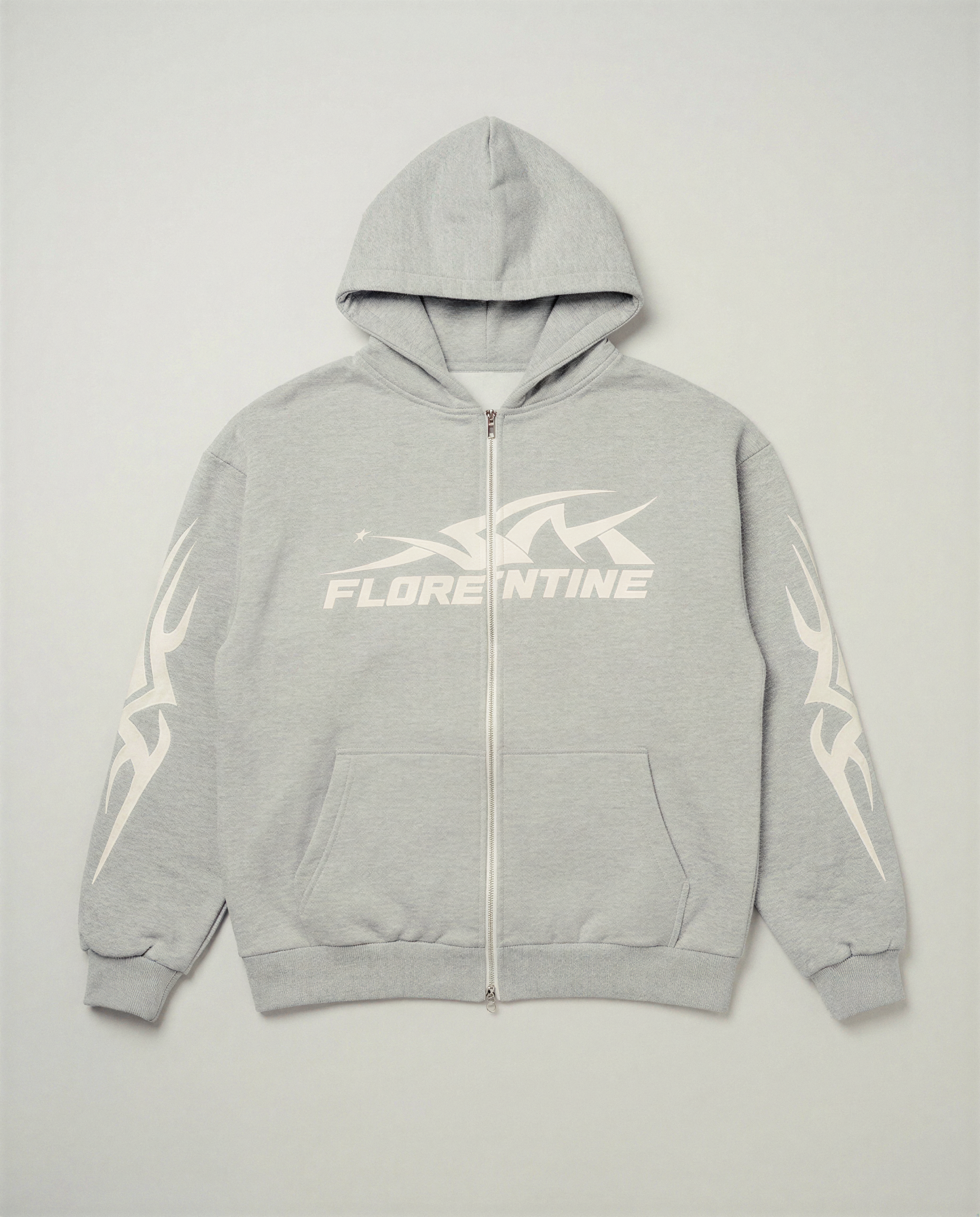 Grey Zipper – Florentiné