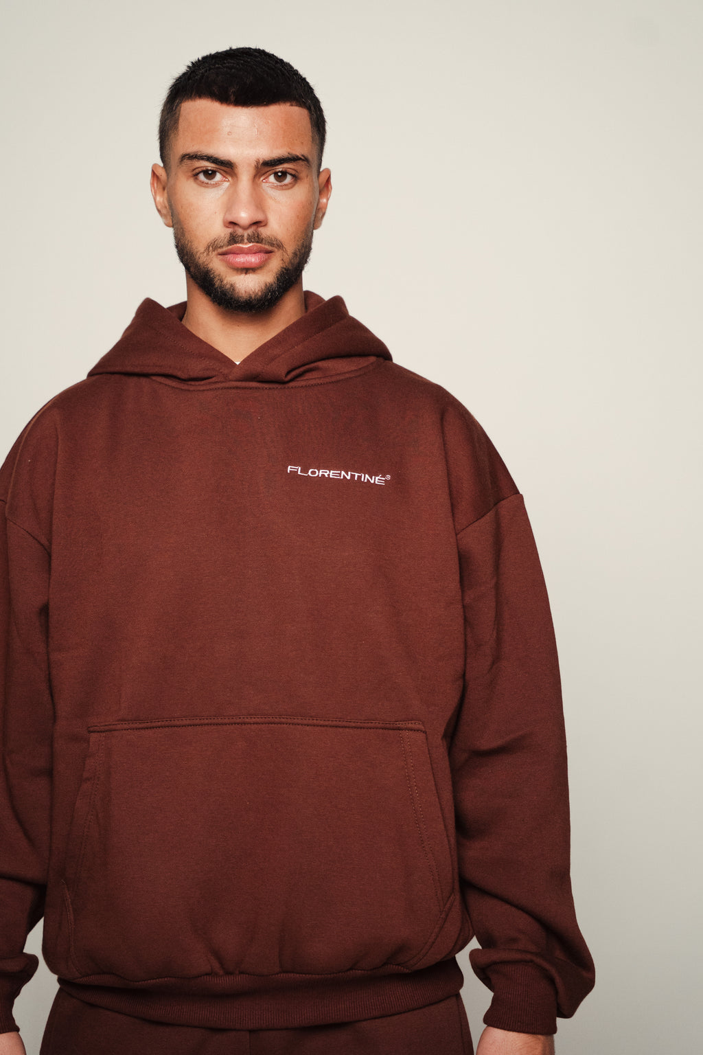 Brown hoodie