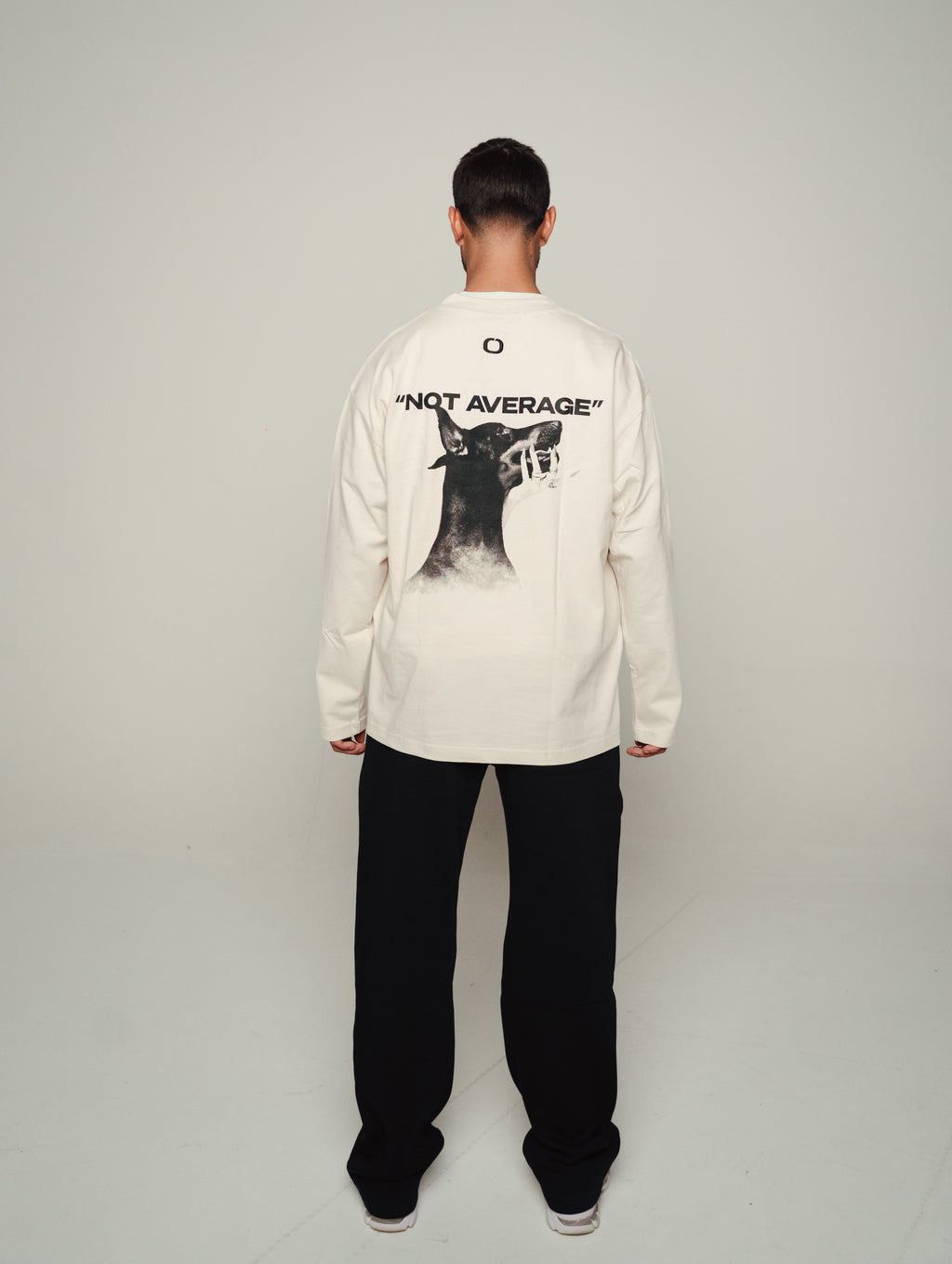 White long shirt- Not Average