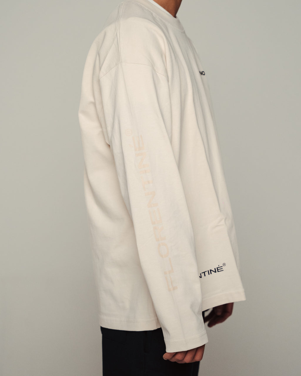 White long shirt- Not Average