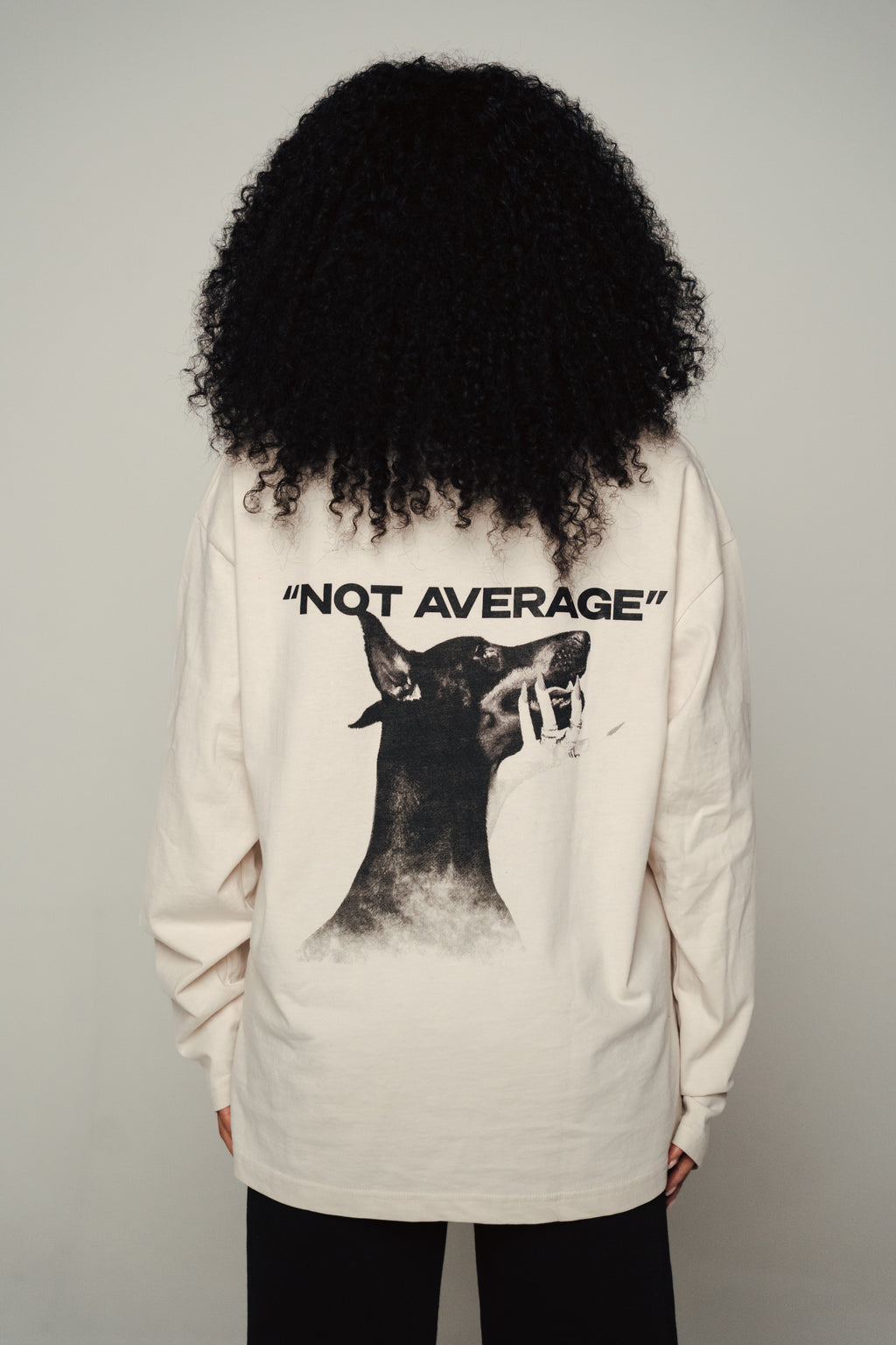 White long shirt- Not Average