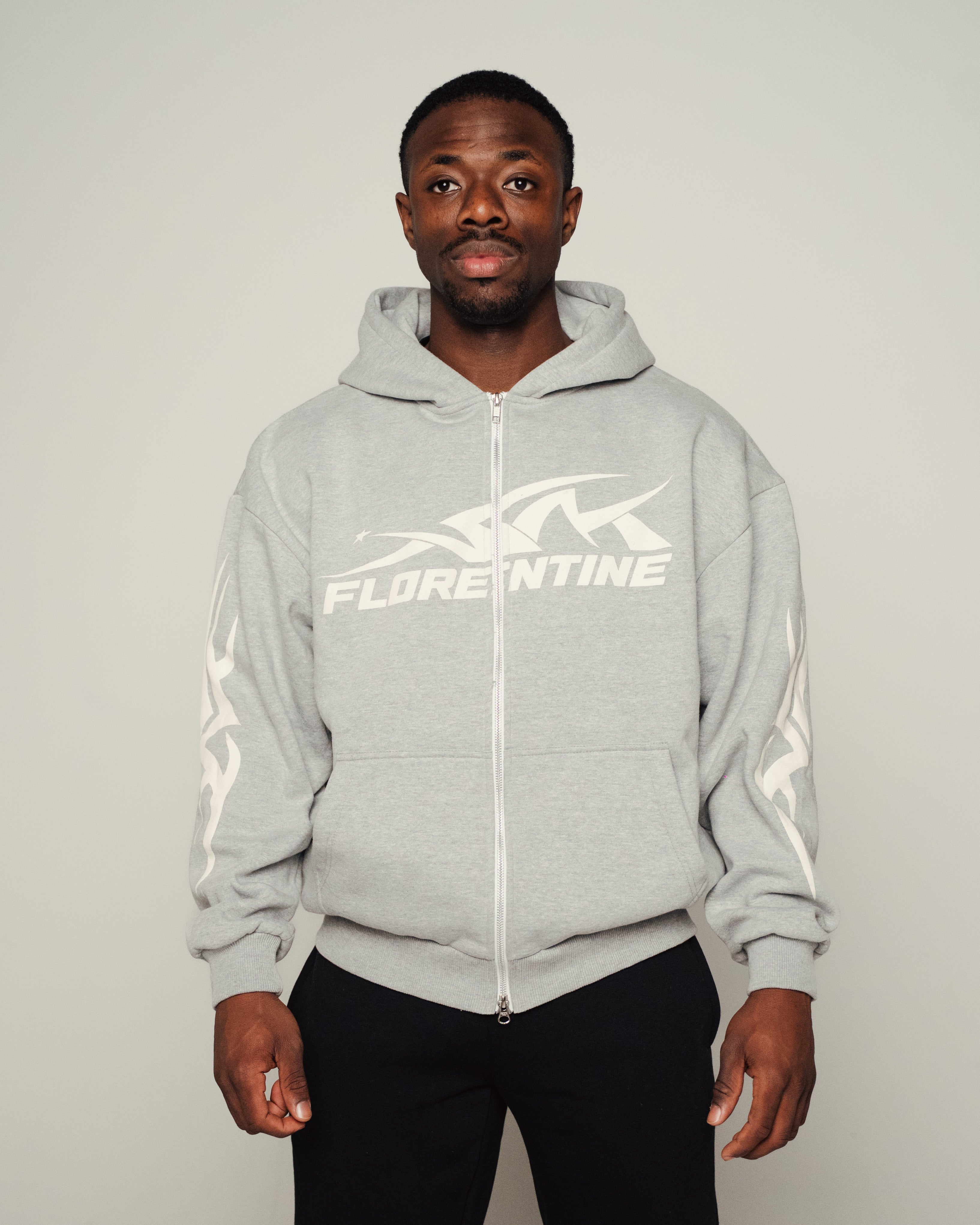Grey Zipper – Florentiné