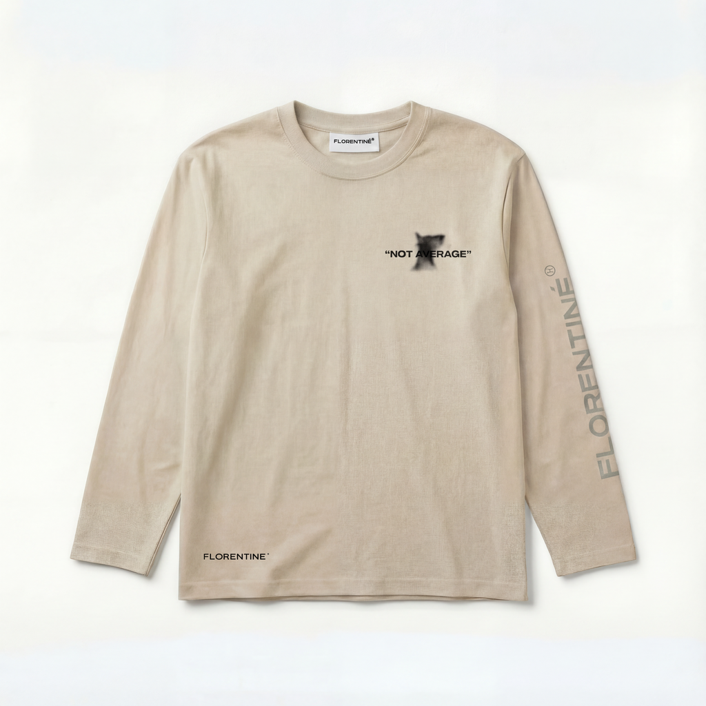 White long shirt- Not Average