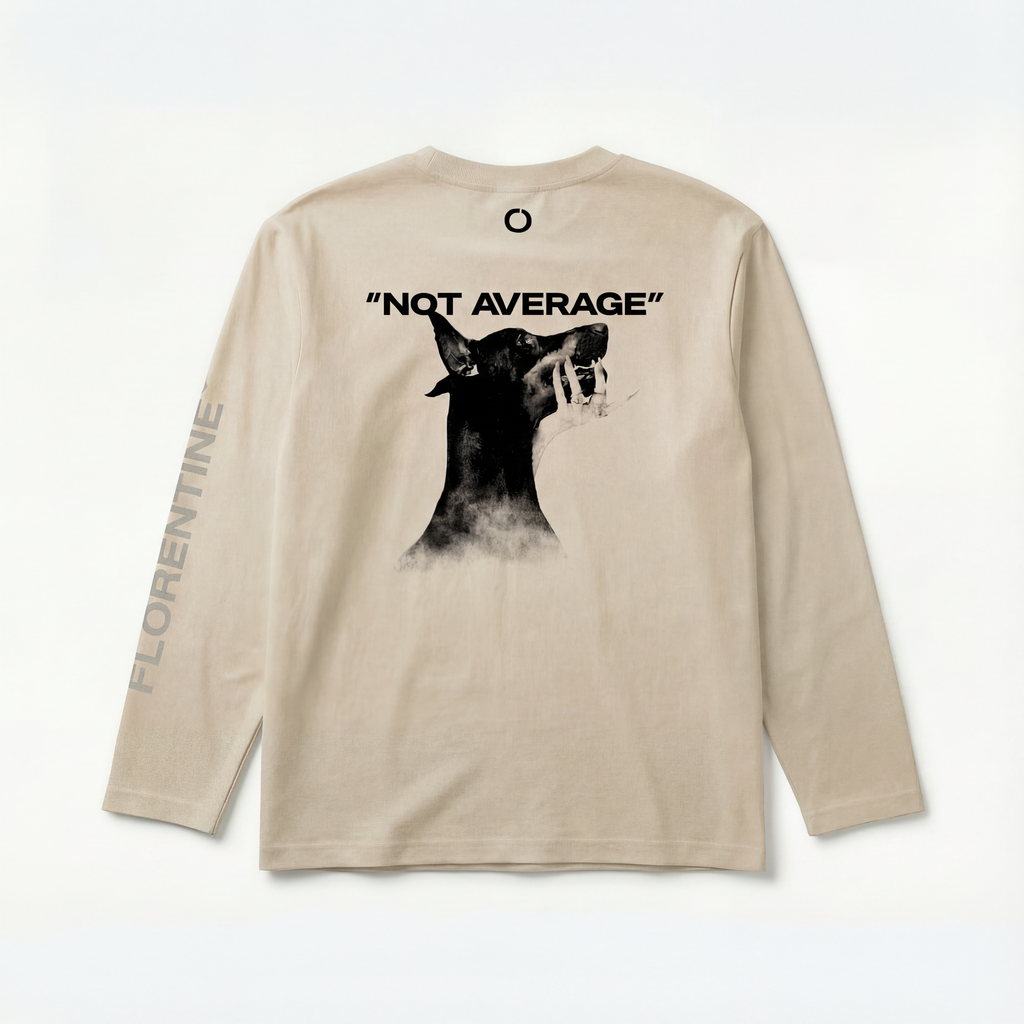 White long shirt- Not Average