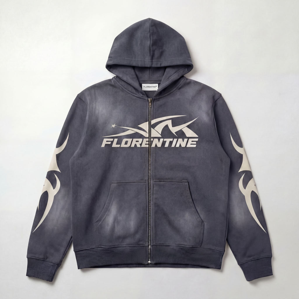 Dark Grey Zipper