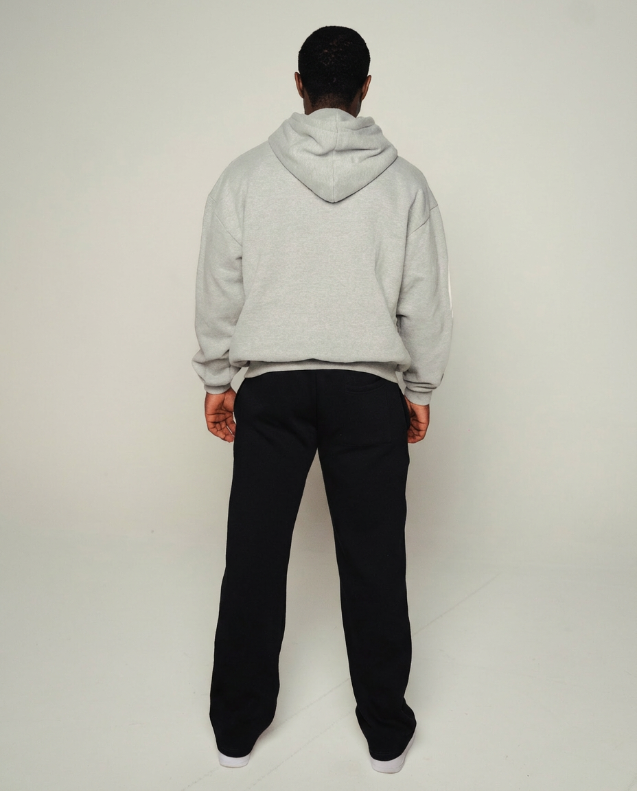 Grey Zipper