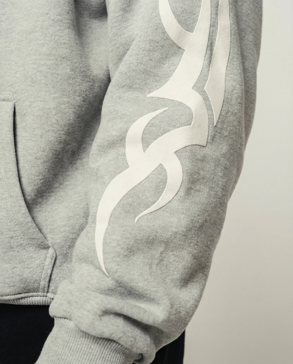 Grey Zipper