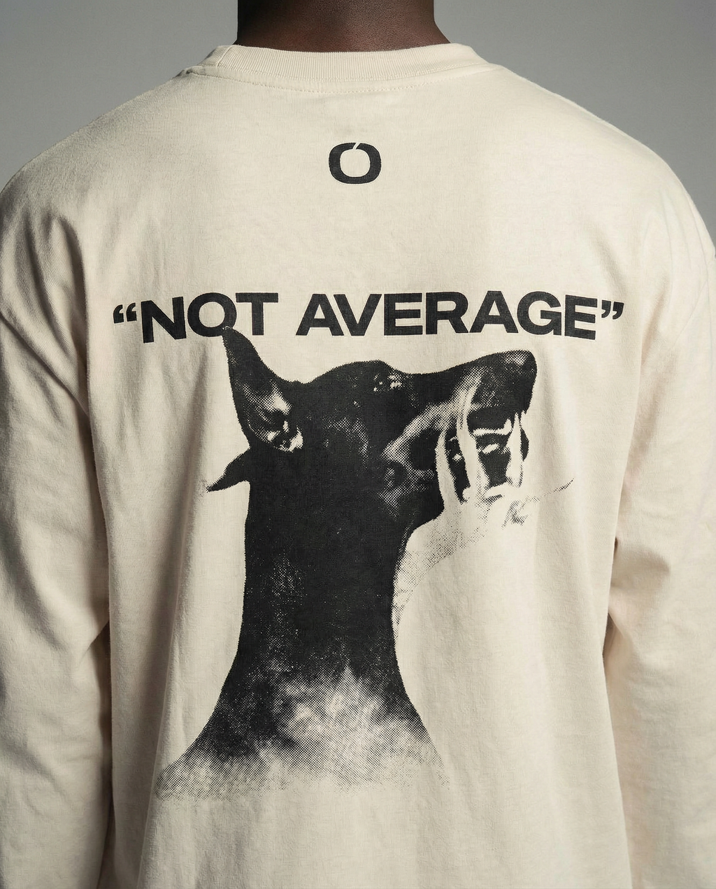 White long shirt- Not Average