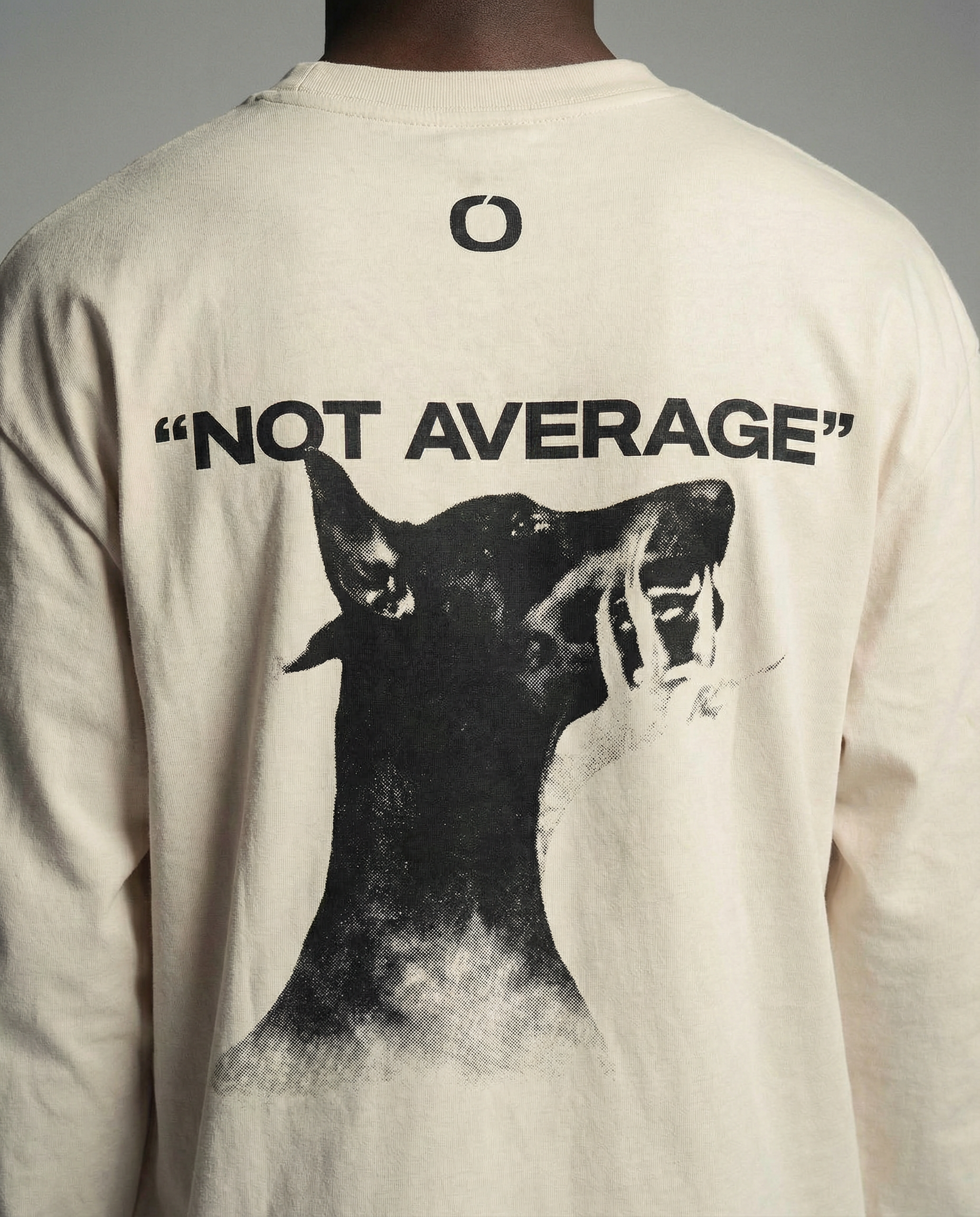 White long shirt- Not Average
